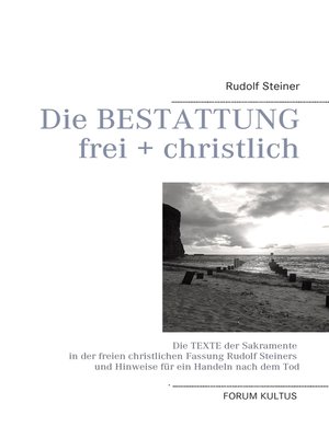 cover image of Die Bestattung--frei + christlich